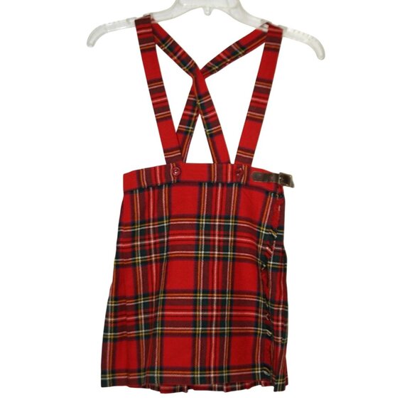 Archie Brown & Sons Other - VTG Archie Brown & Sons Girls Wool Plaid Kilt Jumper Size 10/12 Tartan Heritage